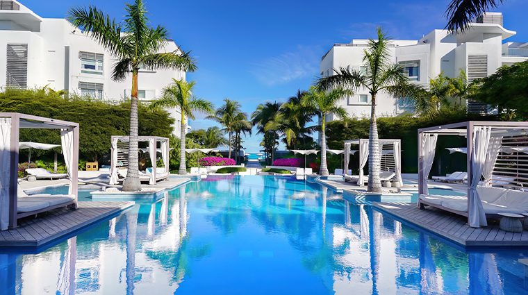 wymara resort and villas pool deck