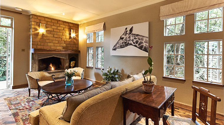 Giraffe Manor Karen Blixen Suite Living Room