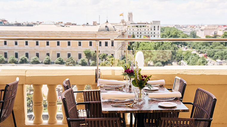 gran melia fenix terrace dining