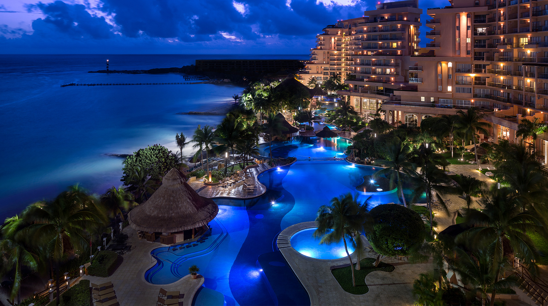 hotels near grand fiesta americana coral beach cancun