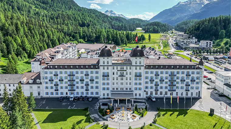grand hotel des bains kempinski st moritz fassade summer