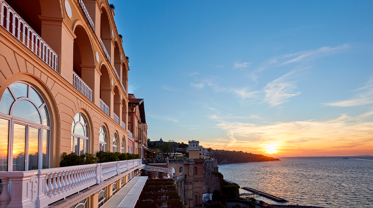 grand hotel excelsior vittoria sunset view