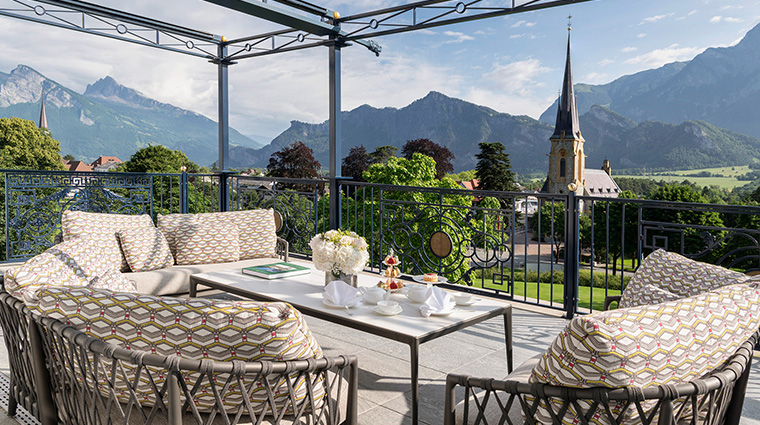 grand resort bad ragaz king suite terrasse