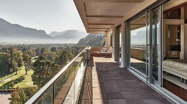 grand resort bad ragaz penthouse suite terrasse