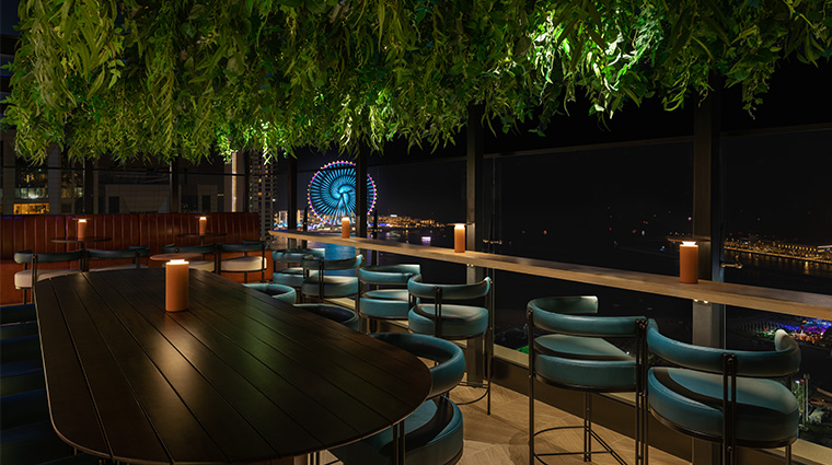 grosvenor house a luxury collection hotel dubai city social terrace