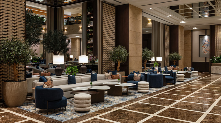 grosvenor house a luxury collection hotel dubai lobby seating