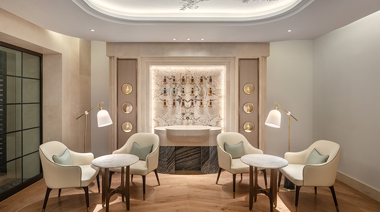 guerlain spa at raffles london at the owo reception