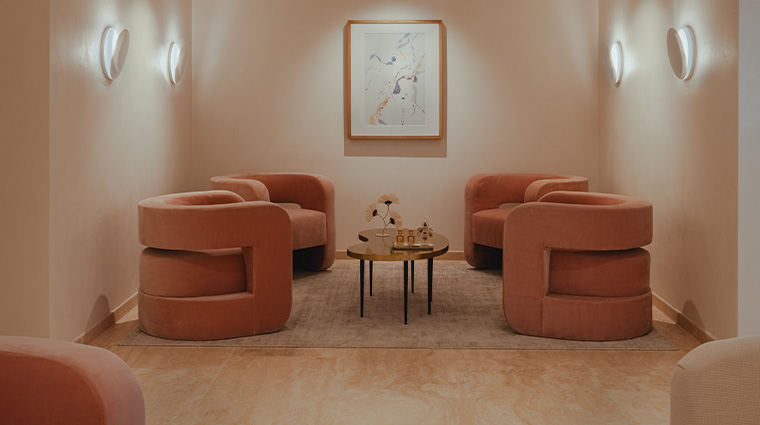 guerlain wellness spa at regent santa monica beach chairs