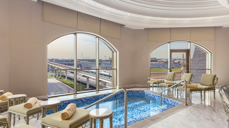 al habtoor palace preferred hotels resorts Sir Winston Churchill Suite Rooftop hot pool