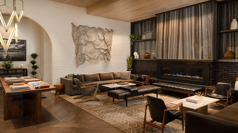 halcyon a hotel in cherry creek lobby area