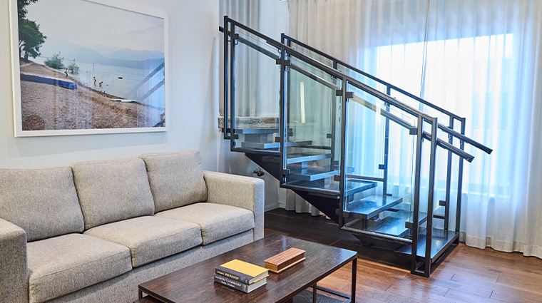 halcyon a hotel in cherry creek loft suite living room