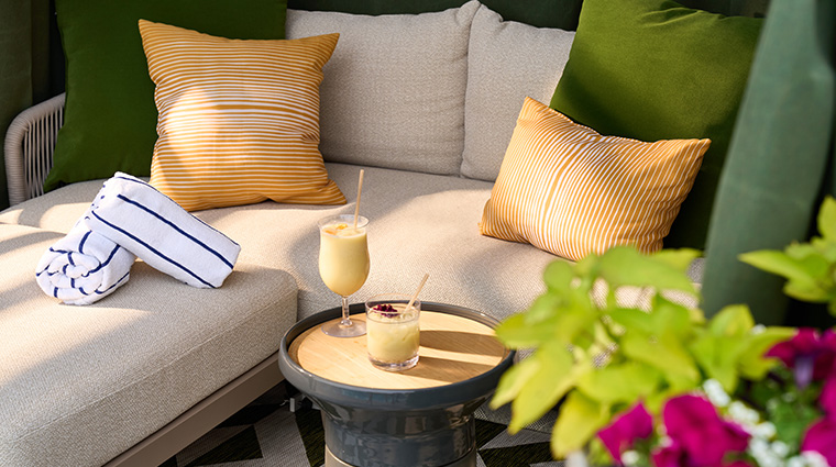 halcyon a hotel in cherry creek rooftop pool cabana
