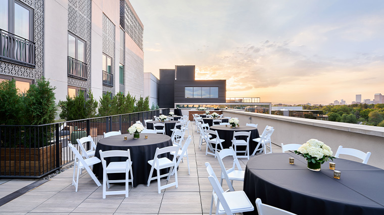 halcyon a hotel in cherry creek rooftop terrace