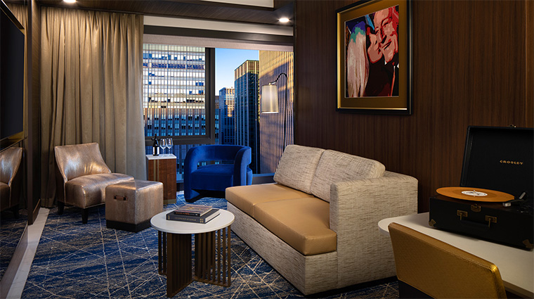 hard rock hotel new york platinum suite living room