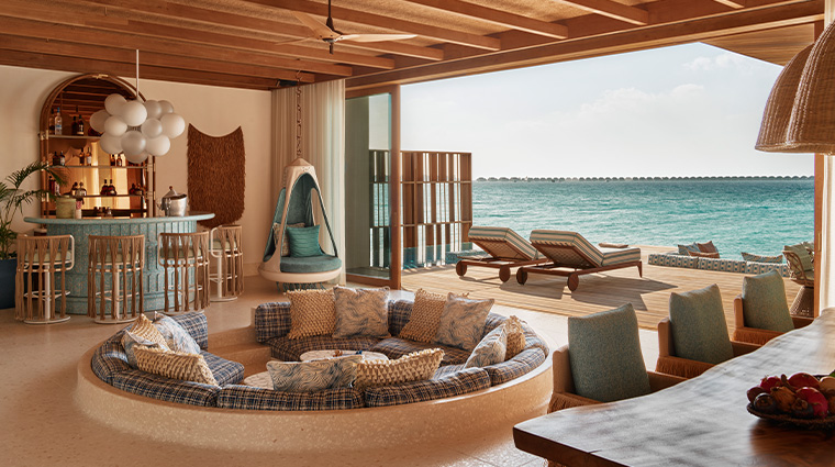 here baa atoll maldives four bedroom villa livingroom