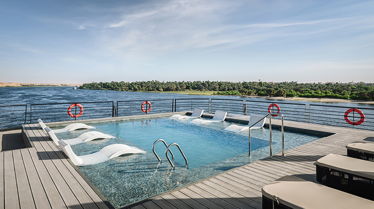 historia the boutique hotel nile cruise pool
