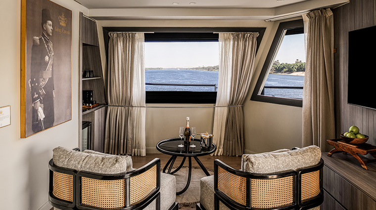historia the boutique hotel nile cruise royal suite panorama