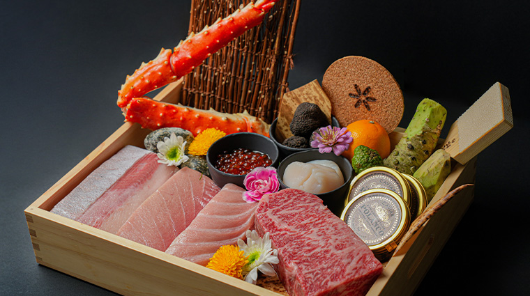 hoshi restaurant Omakase ingredients