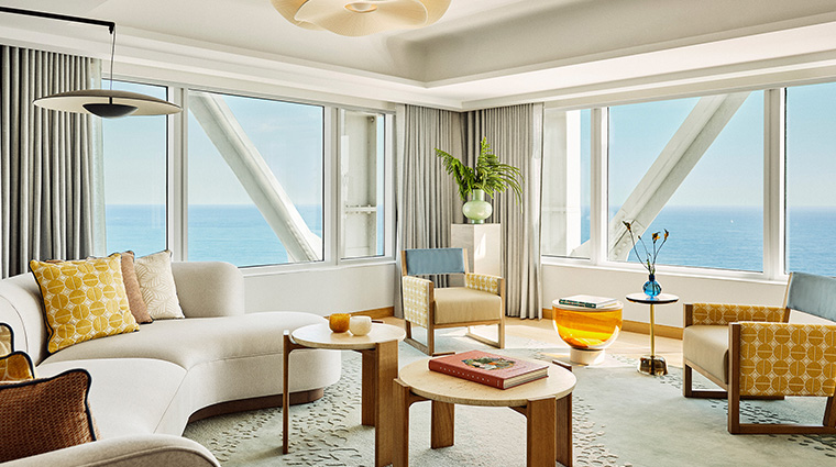 hotel arts barcelona arts suite living room