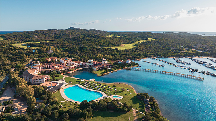 cala di volpe aerial