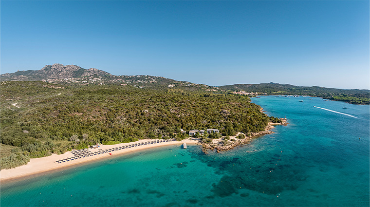 cala di volpe private beach