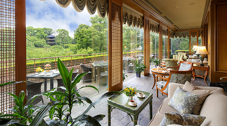 newhotel chinzanso tokyo table garden