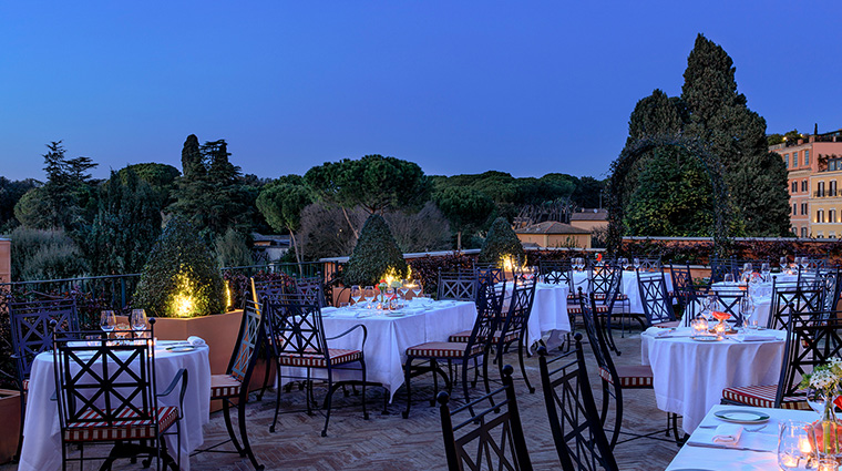 hotel de la ville a rocco forte hotel cielo private terrace