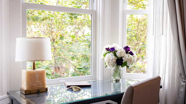 hotel drisco pacific heights desk in suite