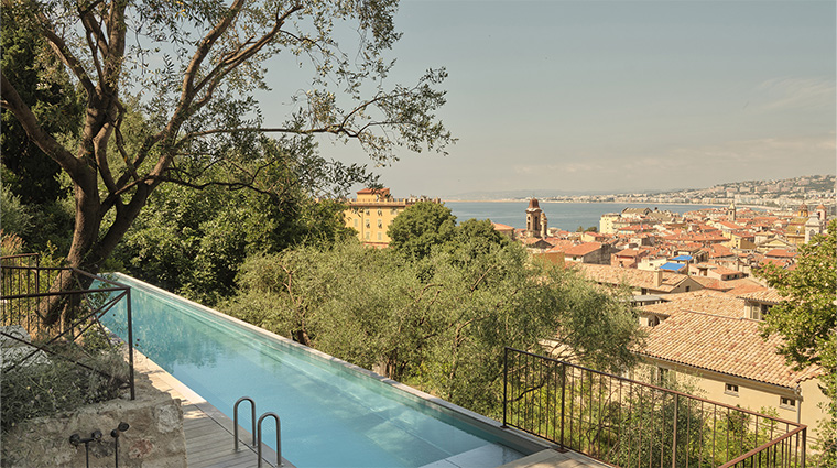 hotel du couvent lap pool sea view