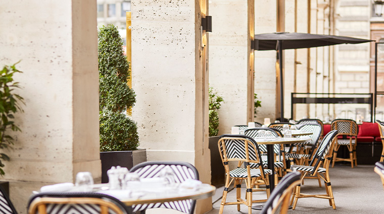 hotel du louvre paris a hyatt hotel Brasserie du Louvre Bocuse Terrace