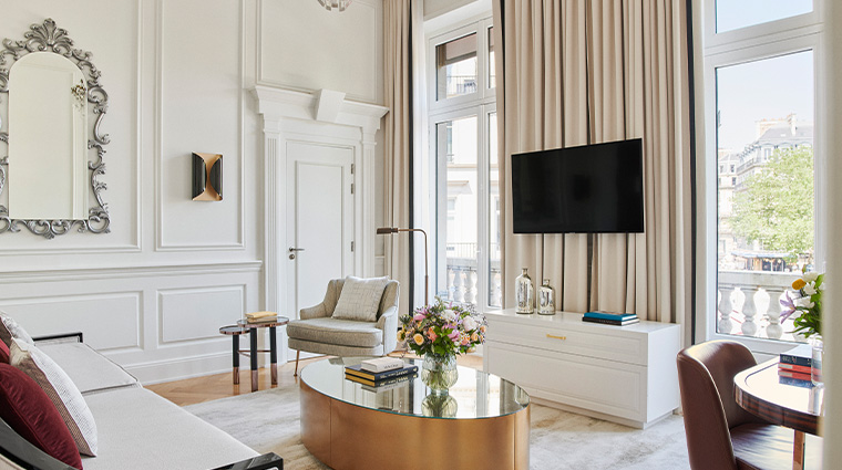 hotel du louvre paris a hyatt hotel living room