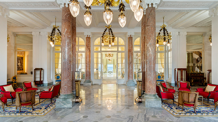 hotel du palais biarritz lobby entrance