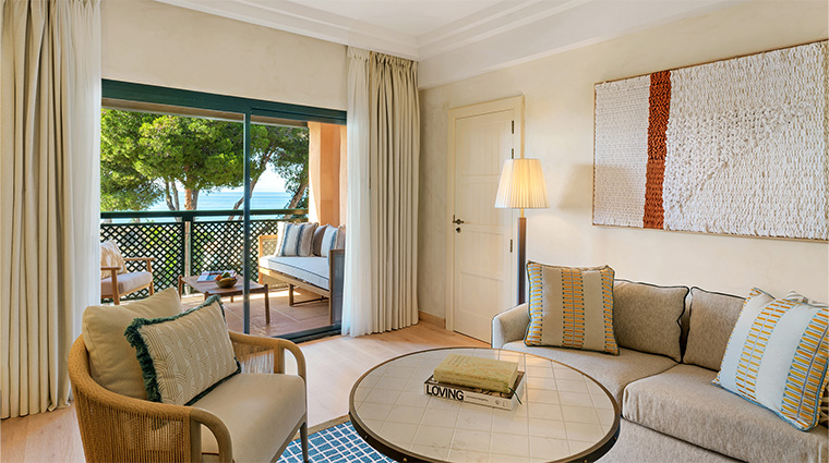 gran marbella resort beach club junior suite living room