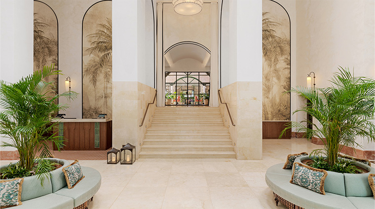 gran marbella resort beach club reception lobby