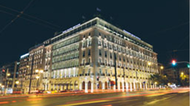 hotel grande bretagne a luxury collection hotel athens exterior night