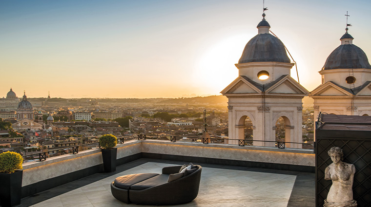 hotel hassler roma penthouse view