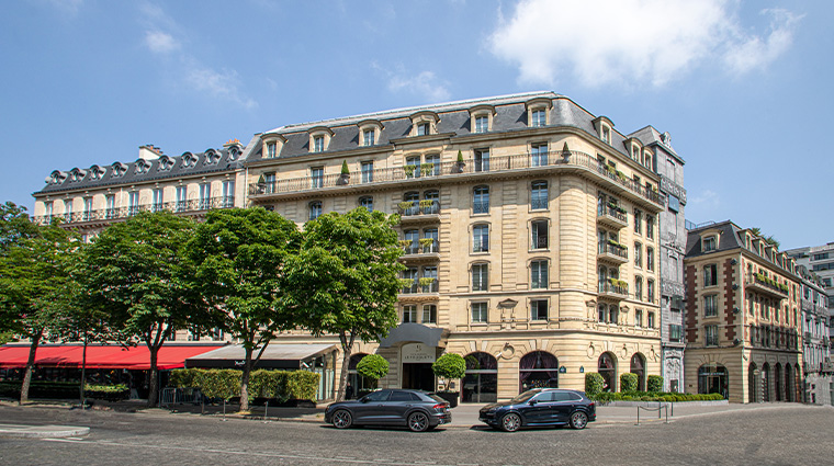 hotel barriere fouquets paris exterior new