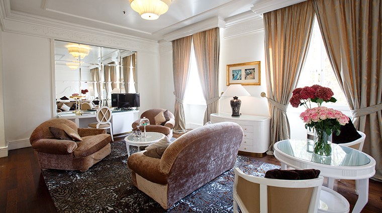 hotel majestic roma suite living room