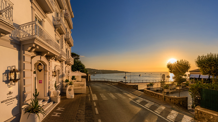 hotel mediterraneo sorrento main entrance