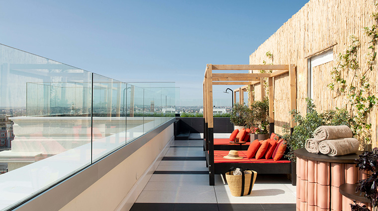 hotel montera madrid curio collection by hilton rooftop