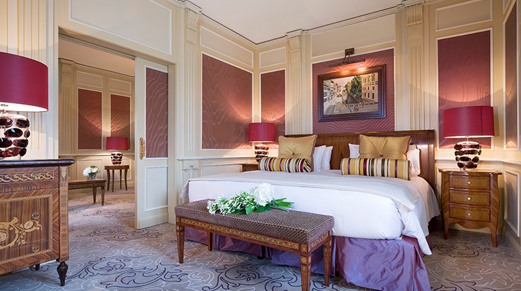 hotel principe di savoia dorchester collection ambassador suite bedroom