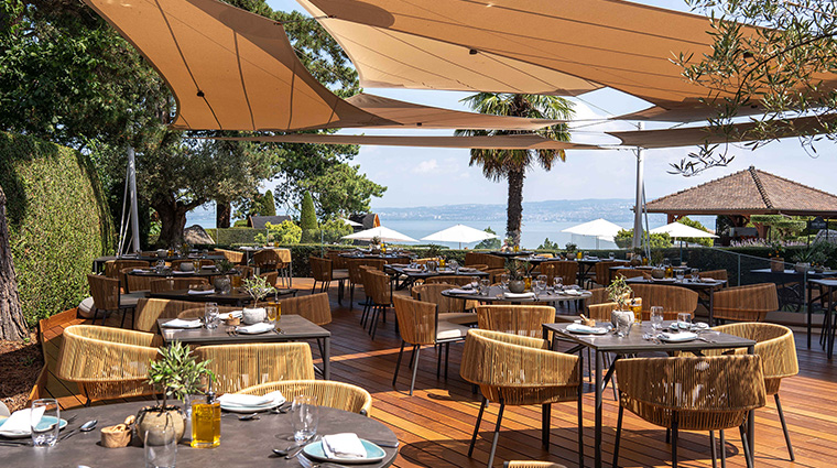 hotel royal evian resort oliveraie restaurant