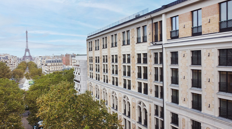 hotel sax paris lxr hotels resorts facade