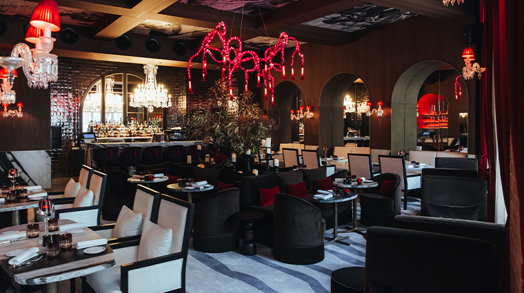 hotel sax paris lxr hotels resorts restaurant