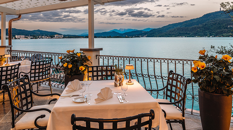 hotel schloss seefels dining