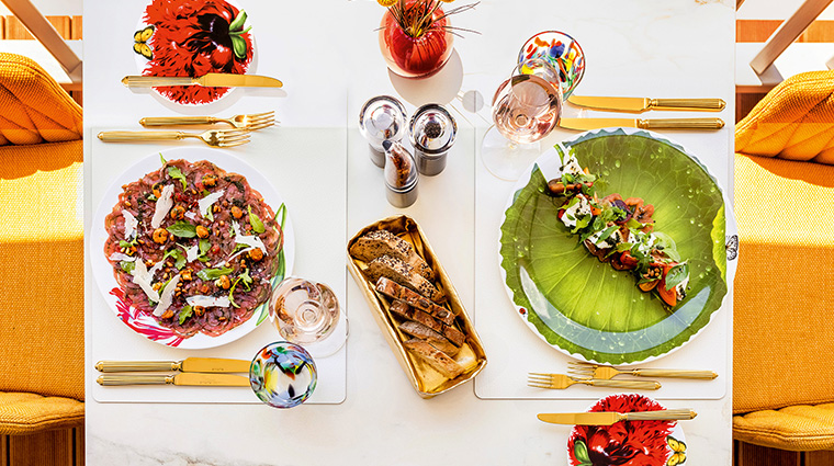 hotel schloss seefels fine dining tabletop