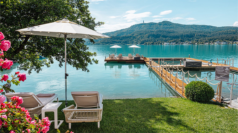 hotel schloss seefels lake worthersee overview