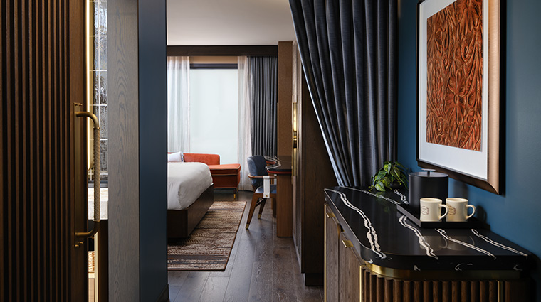 hotel trinity autograph collection guest room entrance
