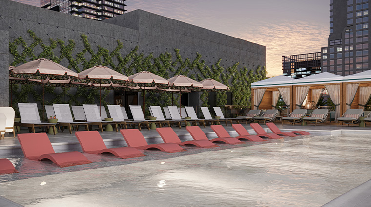 hotel trinity autograph collection sundeck social cabanas