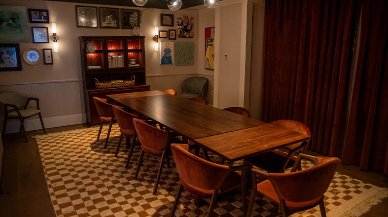 hutton hotel Evenlyns Private Dining